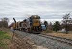 CSXT 9280 Leads L072 at MP WAT-9 in Winn, ME